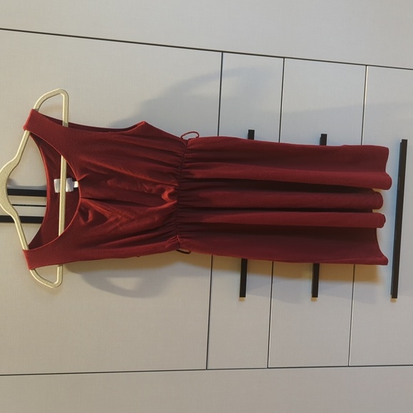Dark Red Summer Dress - Picture 1 of 5